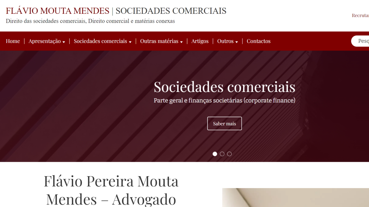 Flávio Mouta Mendes - sociedades comerciais