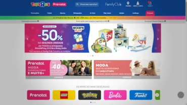 Toysrus – loja de brinquedos e vídeojogos