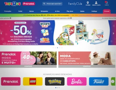 Toysrus – loja de brinquedos e vídeojogos